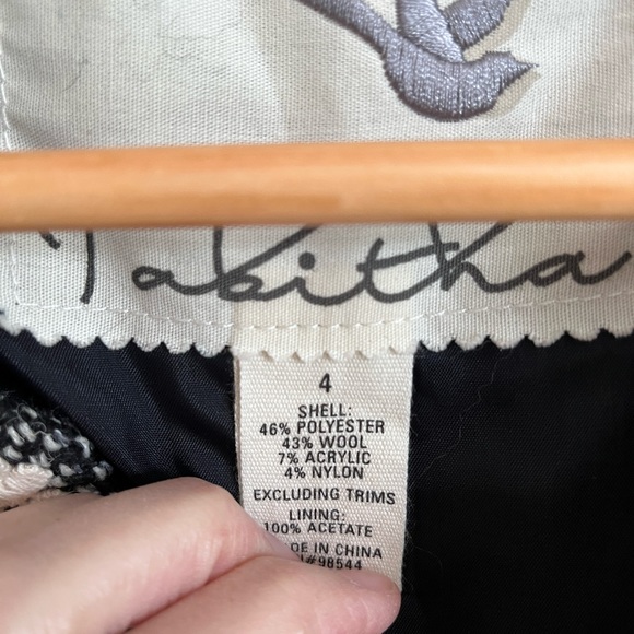 Anthropologie Tabitha tweed crop jacket 4 - Picture 5 of 5